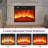 Rosan Gracie Oaks 24.2 " W Black Electric Fireplace Insert
