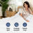 6 Piece Extra Deep Pocket Sheet Set, Cooling & Breathable Bed Sheets, Soft Hotel Luxury Bedding, Fits 18–24 Inch Mattress-103254673-103254659
