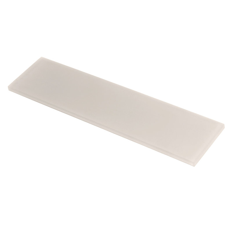 3"X 12" Matte Finished Glass Subway Tile, Warm Greige
