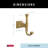 Dryden Wall Mounted Robe Hook-11181251