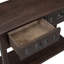 Lonni classique avec décoration évidée, deux tiroirs supérieurs et tablette ouverte, grand espace de rangement pour une pièce limitée-1829425564