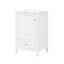20" Bathroom Vanity With Sink, Bathroom Cabinet With Soft Closing Door, Storage Rack And A Drawer, White