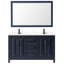 Ensemble de meuble-lavabo double avec miroir Daria-97878034-97878039-125003078