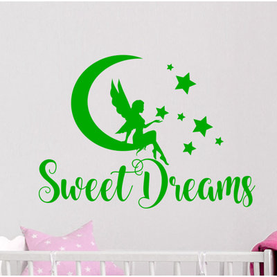 Décalcomanie murale lune rêves