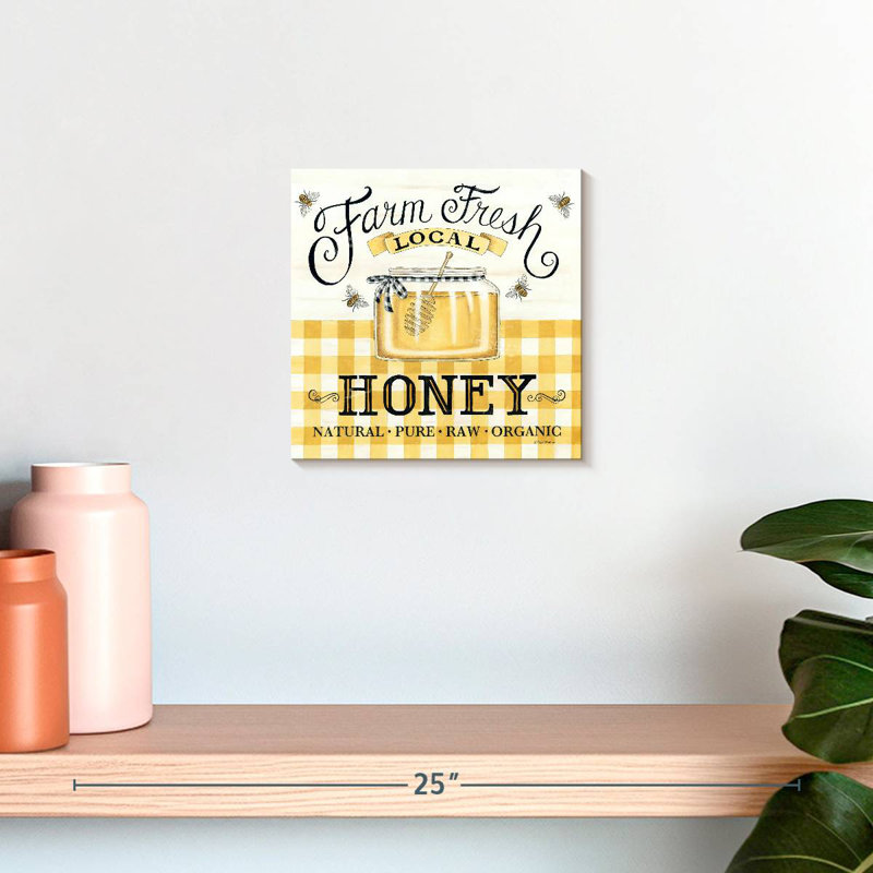 Plaque murale Khylige Farm Fresh Honey, H 10 po x l 10 po