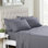 Ensemble de draps luxueux en microfibre douce avec taies d'oreiller en prime