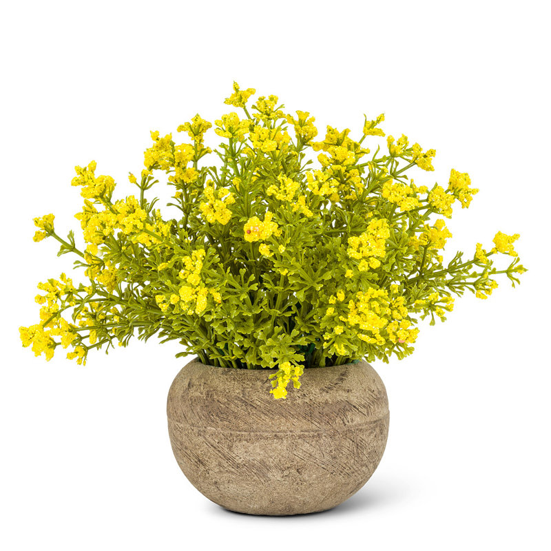 3,75 "plante à fleurs artificielle en pot