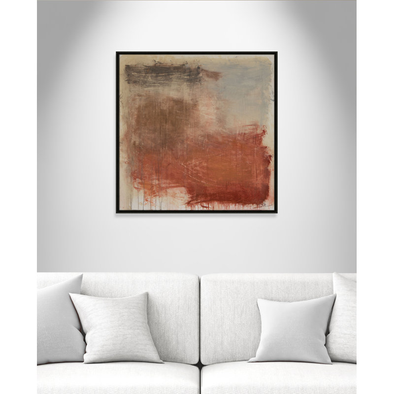 «Colin Autumn Over The Rivera» par, H 31,5 po x l 31,5 po, Espresso