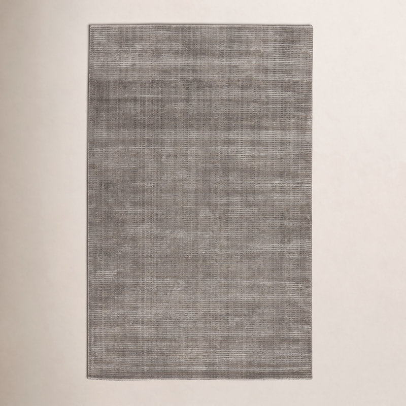 Phase Striped Area Rug in Taupe, Rectangle 10' x 14'