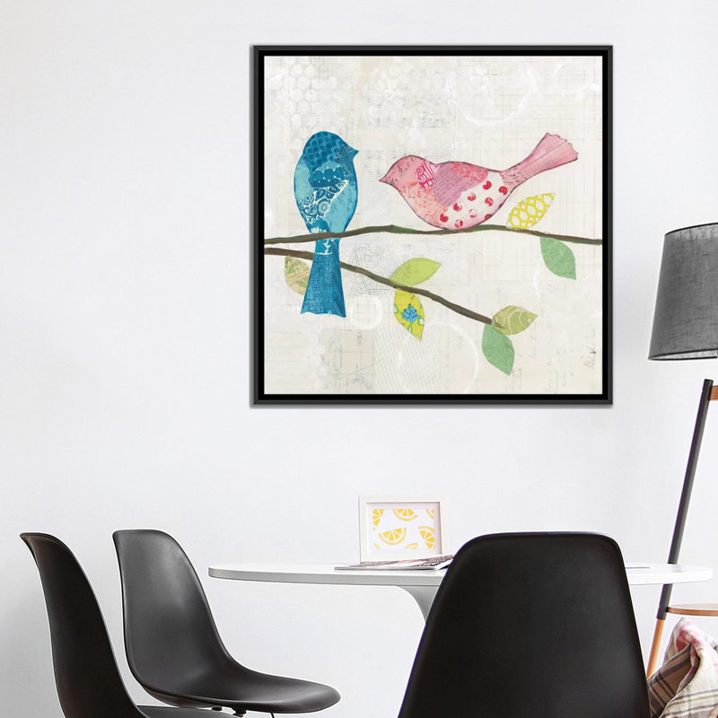 «Catching Up V», impression sur toile, H 18 po x l 18 po x P 1,5 po, Toile avec cadre noir, Pas de tapis