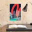 Urban Skyline Art, Montreal City Geometric Contemporary City Wall Art Print 1 Piece Wrapped Canvas Wall Art-1110206241