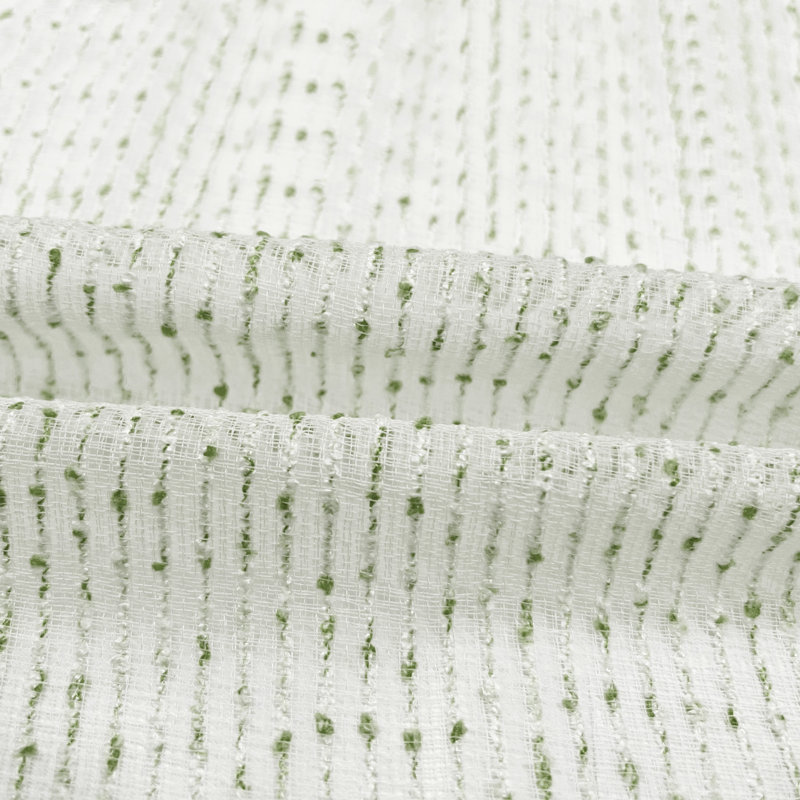 Pinch Pleat Semi-Sheer Single Curtain Panel with Rings and Clips Included, 38" W x 96" L, Olive