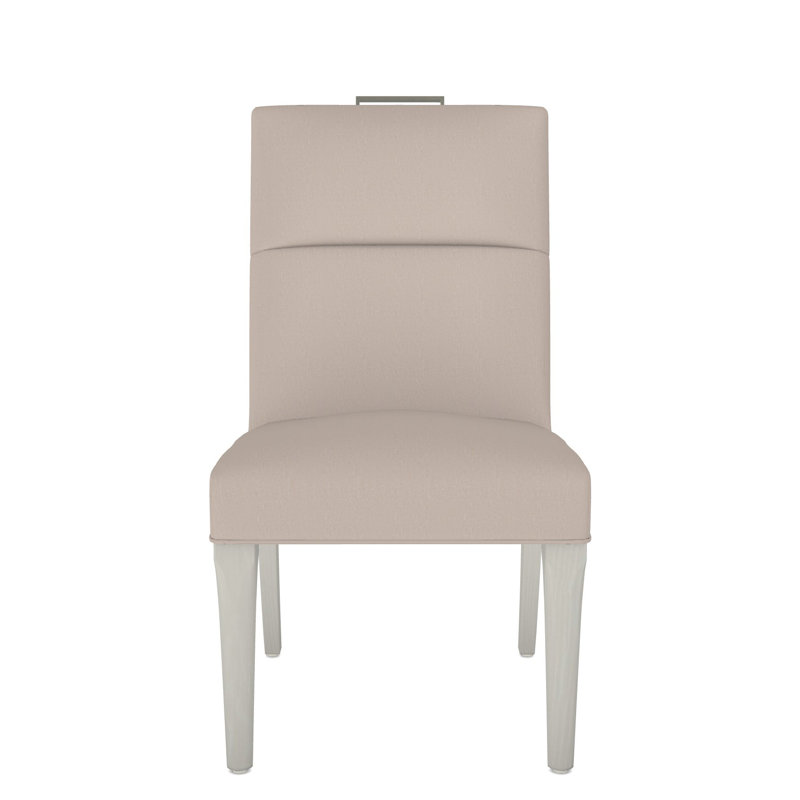 Thom Filicia Home Fabric Tight Back Side Chair, Wrenn, Jiggles Fawn