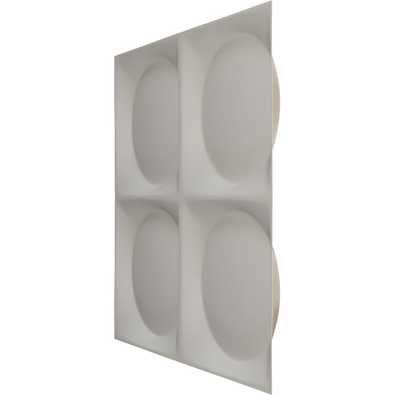 Panneau mural décoratif 3D Adonis EnduraWall 11 pi 7 po x l 11 7/8 po, brume de perle métallique universelle (couvre 0,98 pi2)