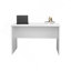 Table de salle à manger moderne et simple de 47 po avec bureau et table d'ordinateur pour la chambre à coucher, le salon, la maison et le bureau, cuisine, blanc
