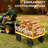 1500 Lbs Heavy Duty Steel Garden Cart, 2-in-1 Wheelbarrow & Dump Cart with Removable Mesh Sides, 180° Rotating Handle, Outdoor Utility Wagon for Yard, Farm, and Beach, Black+Yellow-174803970