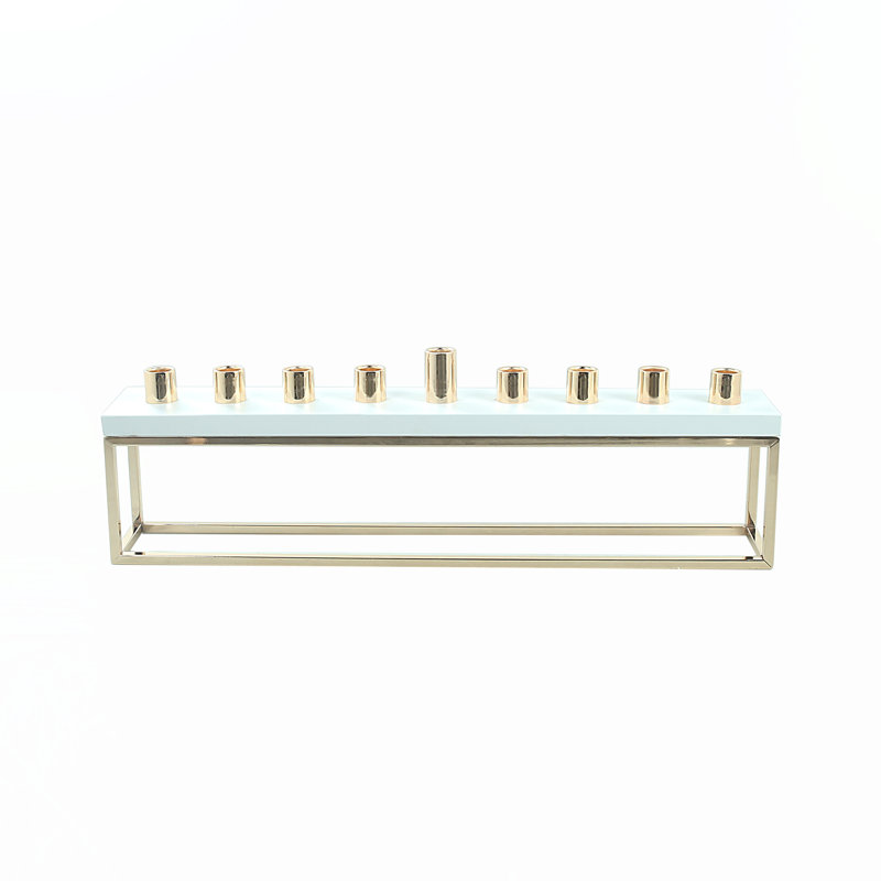 Glass Menorah