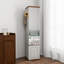 Armoire de rangement rotative à 360 ° avec miroir pleine longueur