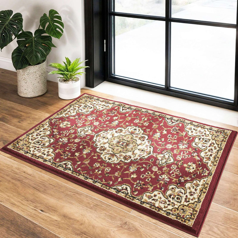 Tapis classique, Rouge, Rectangulaire 2 pi x 3 pi