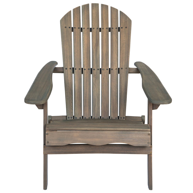 Chaise Adirondack en bois d'acacia, Gray