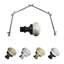 Mykena 13/16" 4-Sided Bay Window Curtain Rod-922510799-900438865