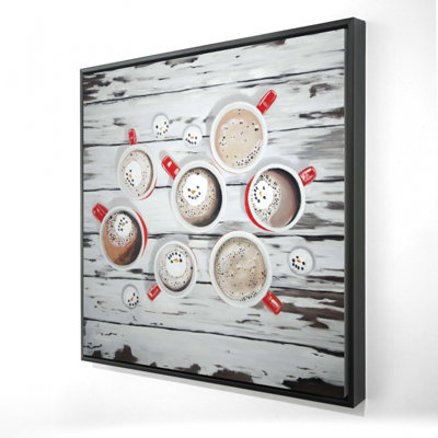 Holiday Hot Chocolate Print On Canvas