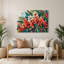 Hawaiian Ginger Flowers Grey Metal Wall Art-1219387224