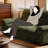 Retro Mid-Century Straight Small-Space Sofa