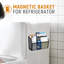 Boîte de rangement magnétique à 3 grilles avec porte-stylo, panier d'organisation magnétique en métal-858676550