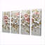 Leiston - Wildflowers Wall Art - ensemble de 4 décorations murales traditionnelles-1220569080