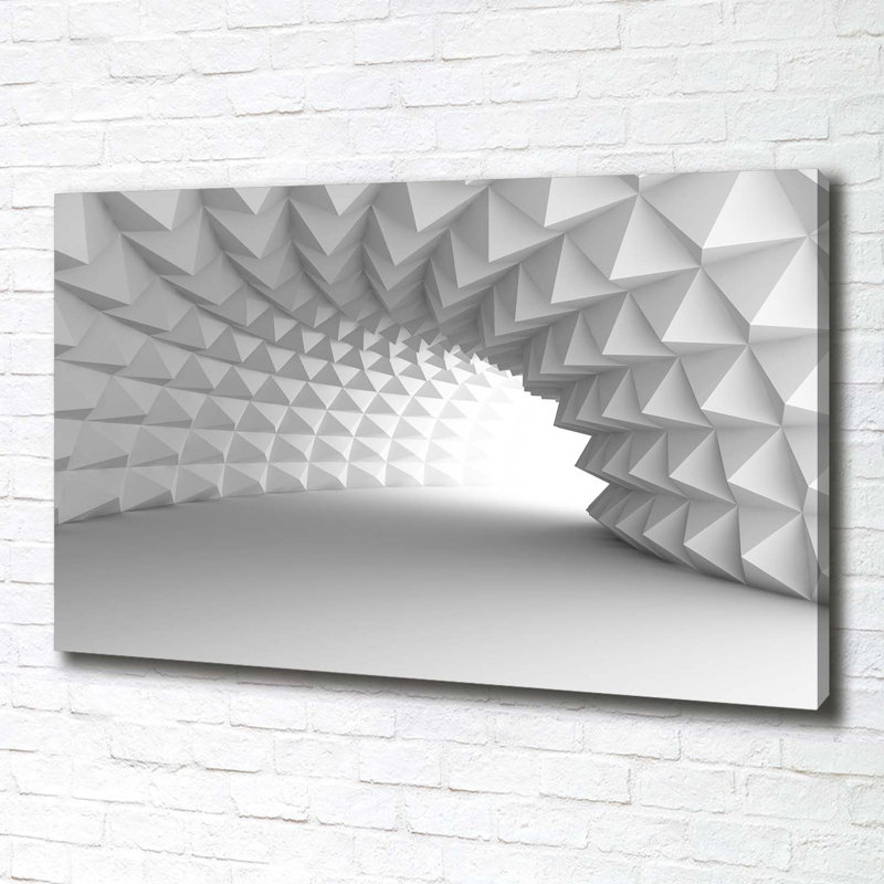 Abstraction Tunnel - Wrapped Canvas Print
