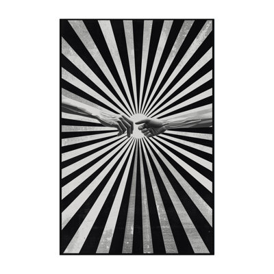 Tapis à rayures doux et moelleux Elina