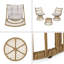 Chaise et table d'appoint