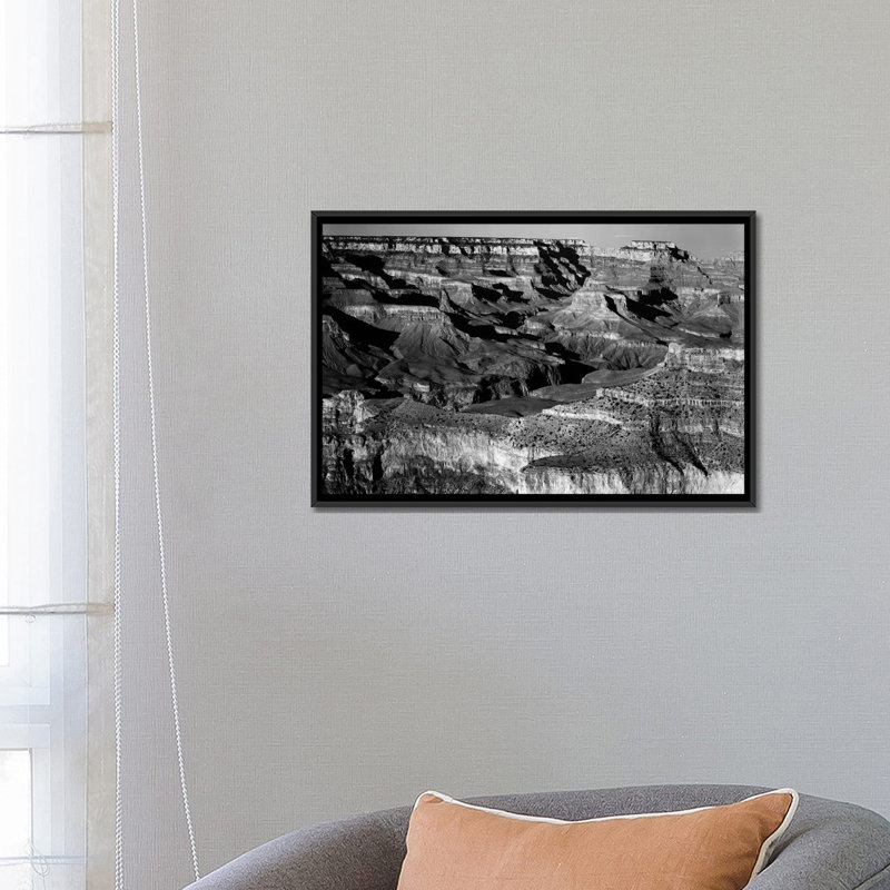 Grand Canyon National Park, Toile encadrée noire, Pas de tapis, H 18 po x l 26 po x P 1,5 po