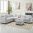 7-Piece Upholstered Corduroy Sectional-1228022337