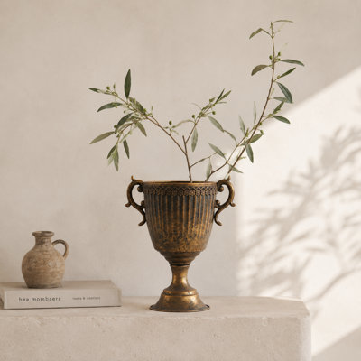 Vase urne en métal Farmhouse Decor
