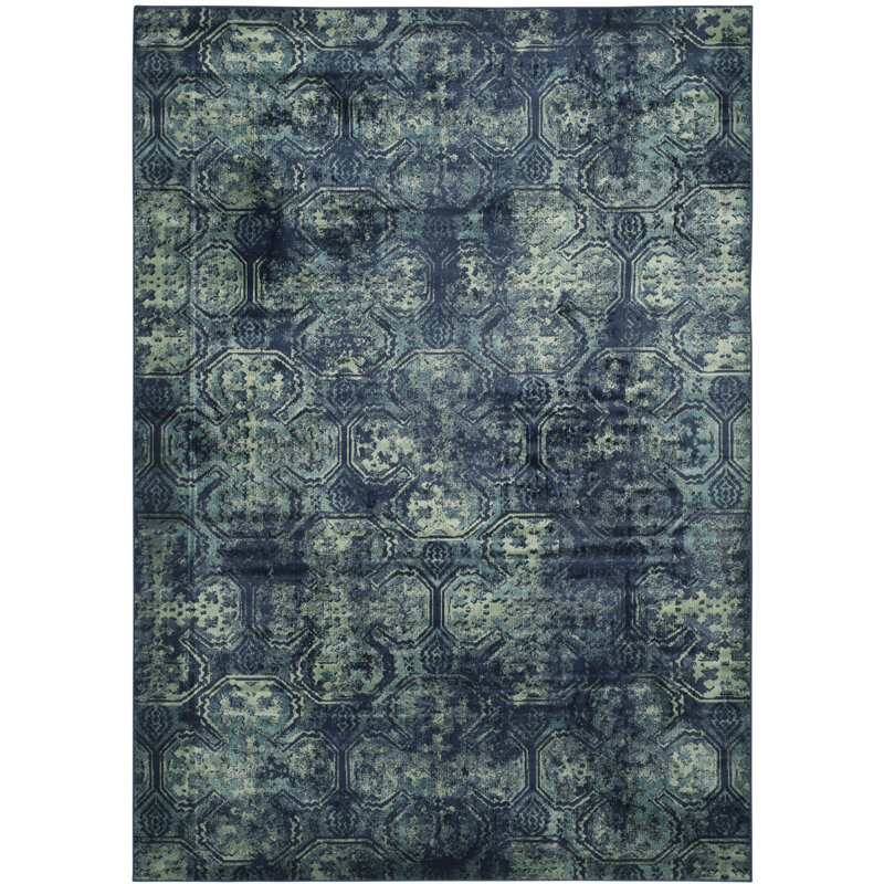 Goodwin Abstract Hand Woven Area Rug, Rectangle 201 x 279 cm