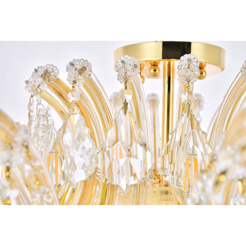 Stockard Flush Mount, Gold, Royal Cut