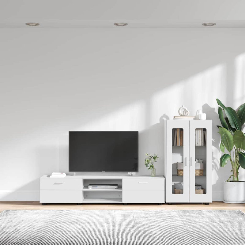 Unfinished Entertainment Centre for TVs up to 88", White