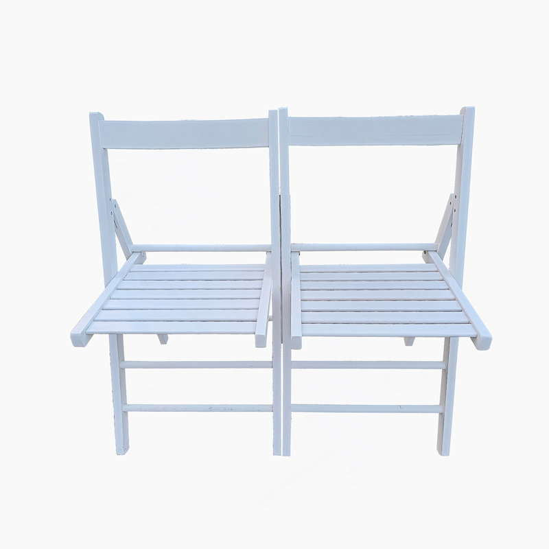 Chaise polyvalente pliable en bois massif pour divers environnements