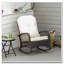 Chaise berçante d'extérieur en osier et rotin-2046280139