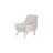 Arreon Flannel Fabric Button Tufted Armchair-613506985