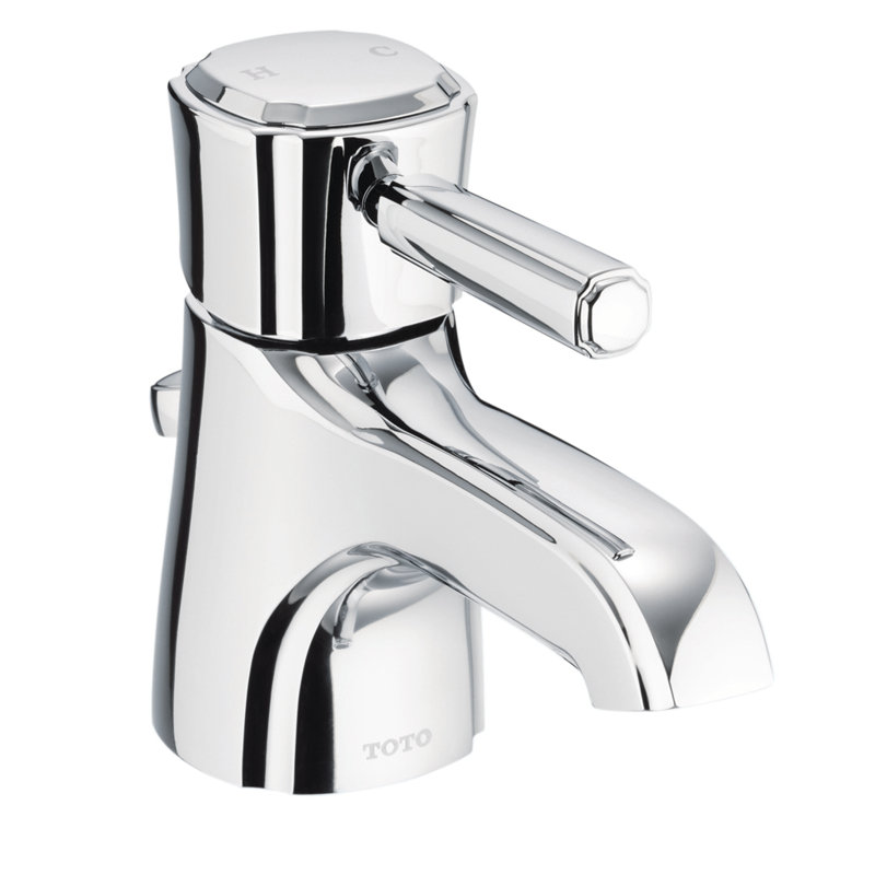 Robinet pour salle de bain à un trou Guinevere, Chrome poli, 2,2 gallons par minute