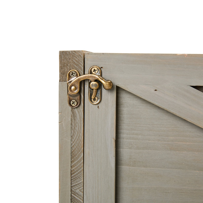 Collier pour arbre en bois massif St Ives, H 11,5 po x l 26 po, Gris