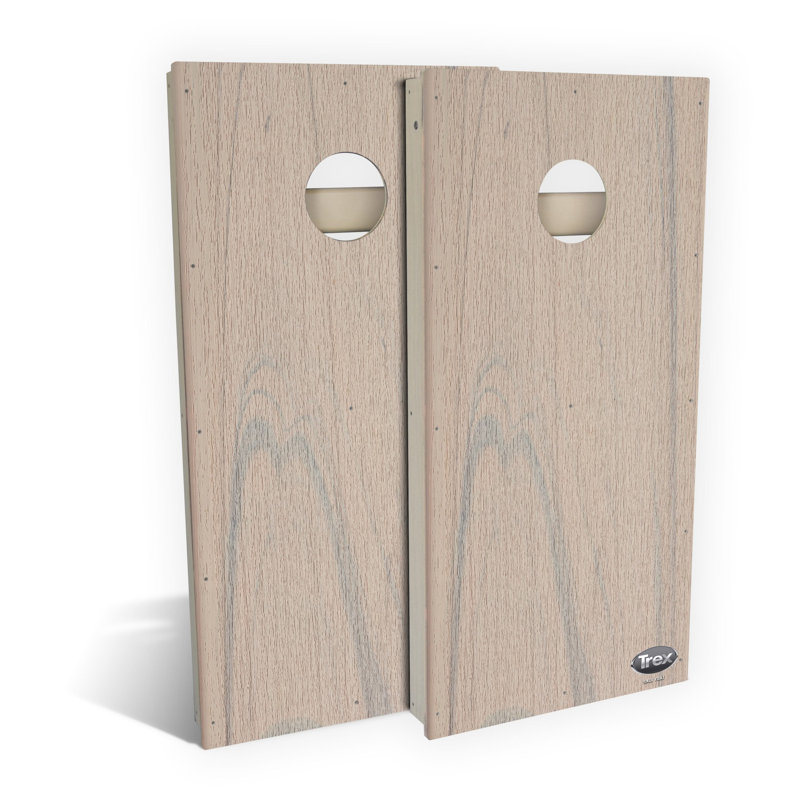 Ensemble de planches cornhole Trex Transcend Comprend (2) planches (8) sacs et accessoires optionnels