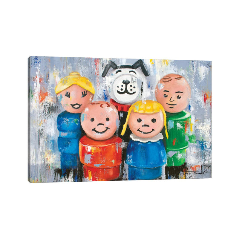 A Little Character Goes A Long Way by Tara Gamel - Wrapped Canvas Gallery-Wrapped Canvas Giclée