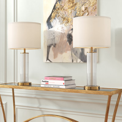 Reginia 23" Rioga Table Lamp with USB