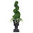 52" Topiary Spiral Boxwood Artificial Tree