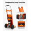 Chariot électrique d'escalade, 880Lbs, chariots électriques d'escalade avec corde de 157,5 po et poignée extensible, grimpeur robuste pour entreposage, déplacement de meubles (orange)
