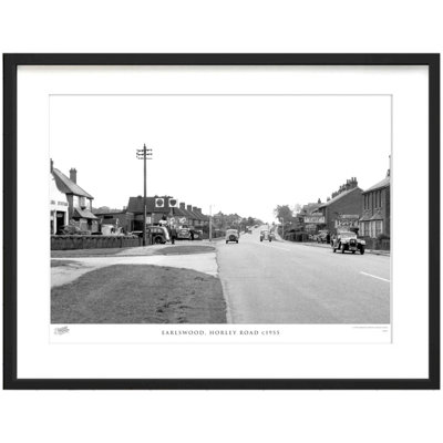 Earlswood, Horley Road C1955 by Francis Frith - Single Picture Frame Print